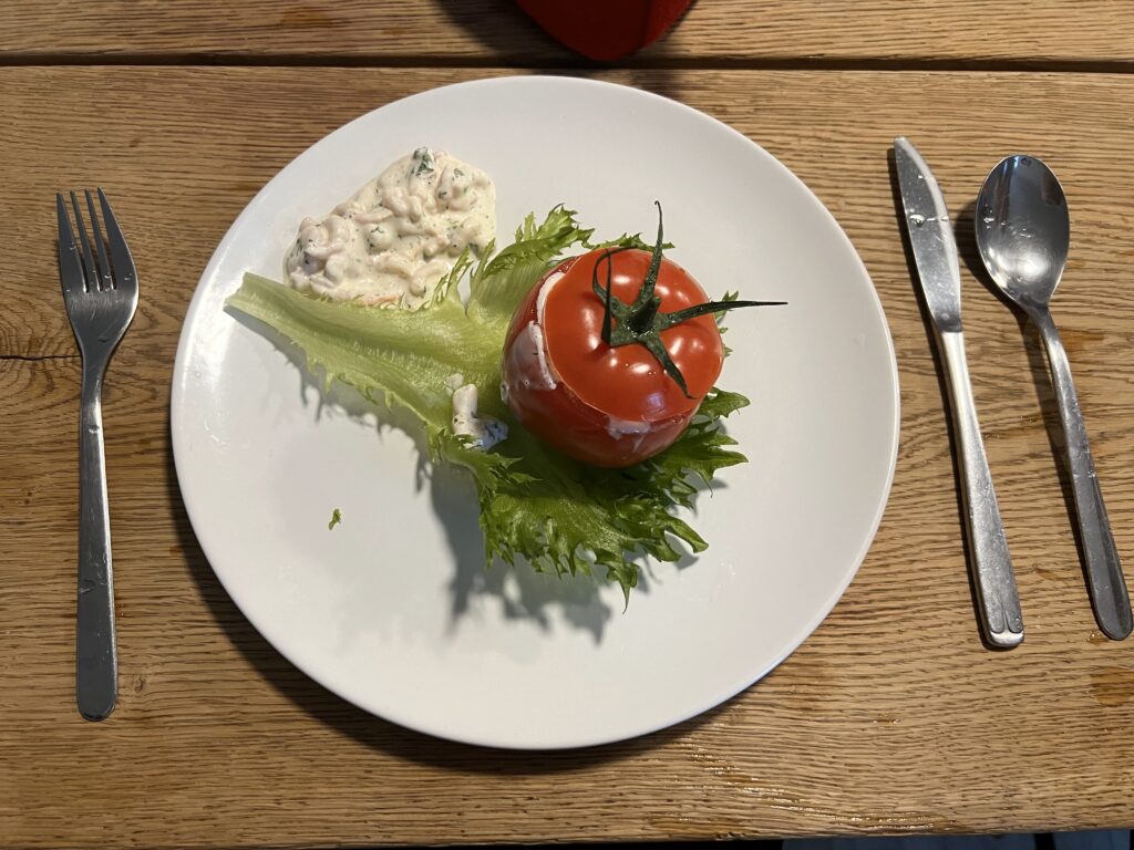 比利時料理 Tomate-crevettes(國際之夜)