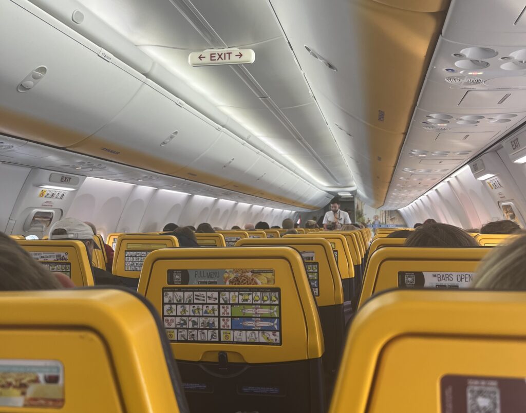 Ryanair 飛機座位